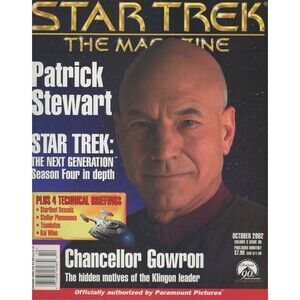 Star Trek The Magazine 2002 October Patrick Stewart Chancellor Gowron  C-9